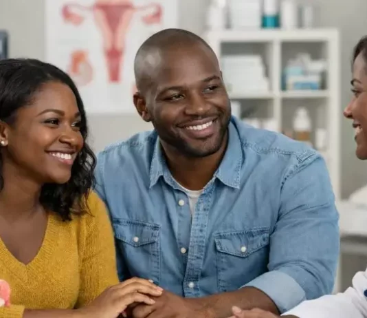 Common myths about family planning methods explained by a health professional to a couple